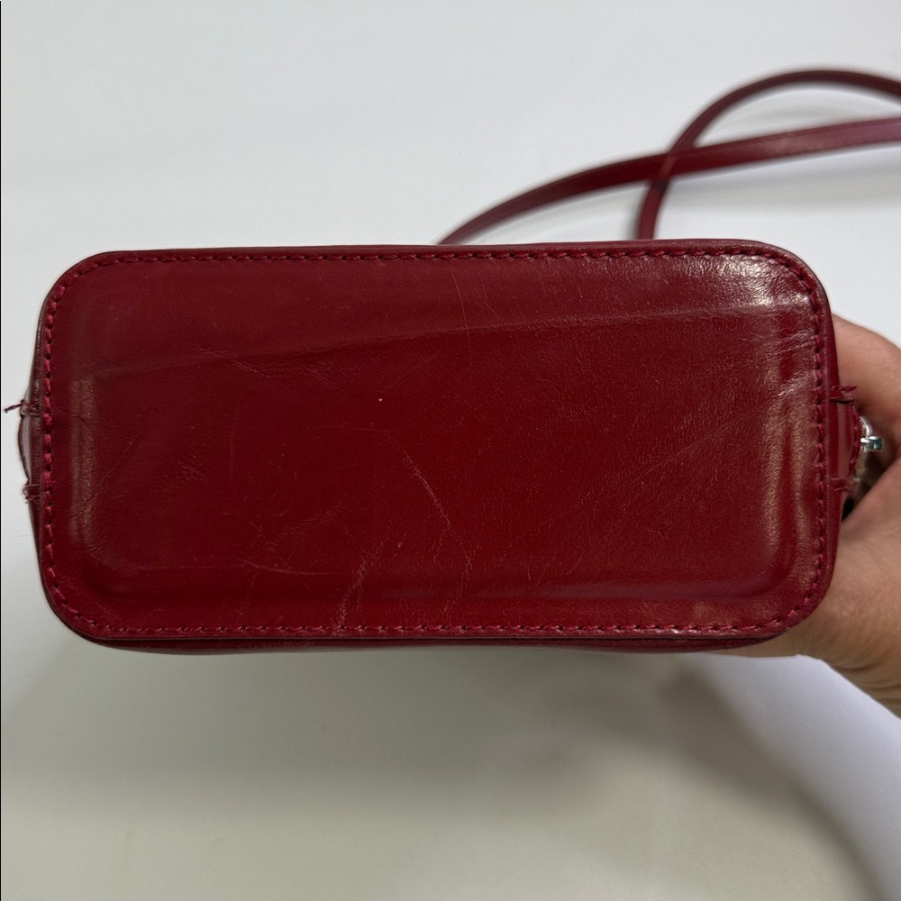 HOBO WOMEN’S RED LEATHER INTERNATIONAL CROSSBODY PURSE - Picture 4 of 9